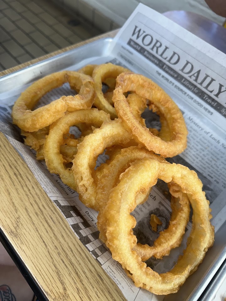 Crispy onion rings